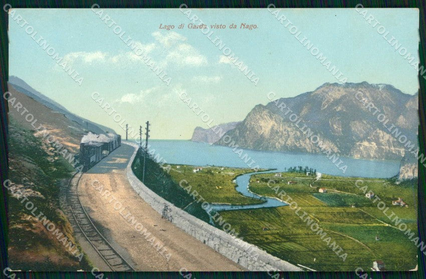 Trento Nago Lago di Garda Treno cartolina RB9452 – fronte