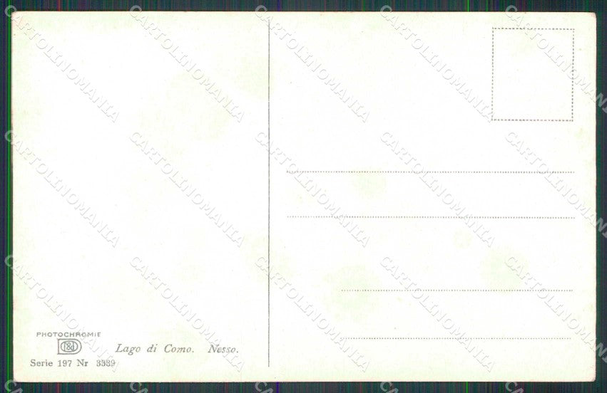 Como Nesso Lago cartolina RB9459 – retro