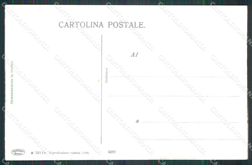 Trento Nago Lago di Garda Treno cartolina RB9463 – retro