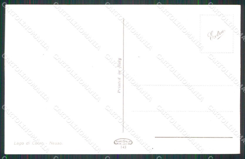 Como Nesso Lago cartolina RB9468 – retro