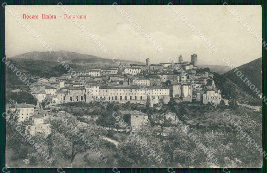 Perugia Nocera Umbra cartolina RB9469 – fronte