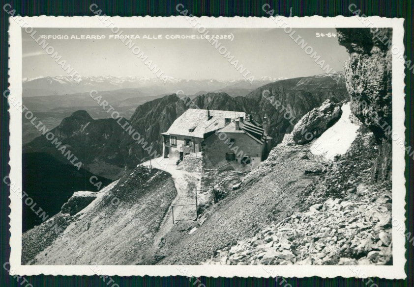 Bolzano Nova Levante Rifugio Aleardo Fronza alle Coronelle Foto cartolina RB9470 – fronte
