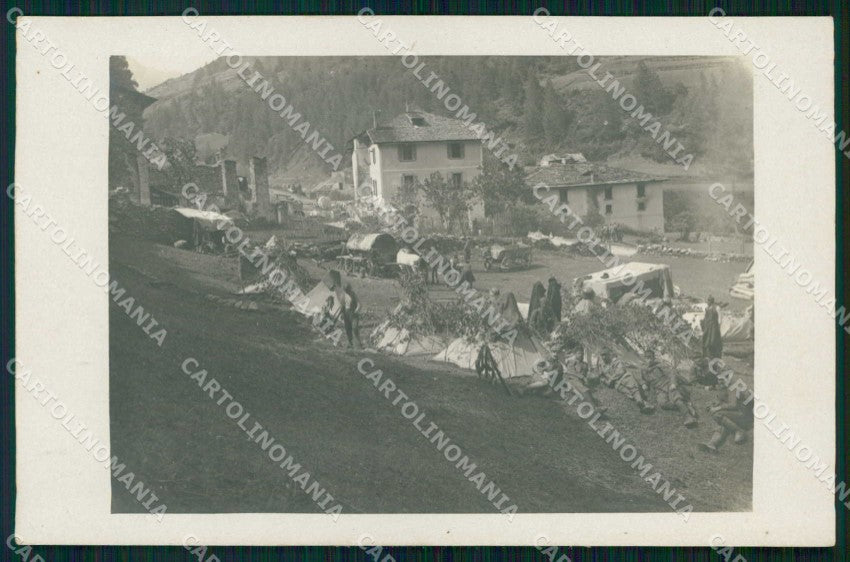 Vicenza Novale Accampamento Militare cartolina RB9473 – fronte