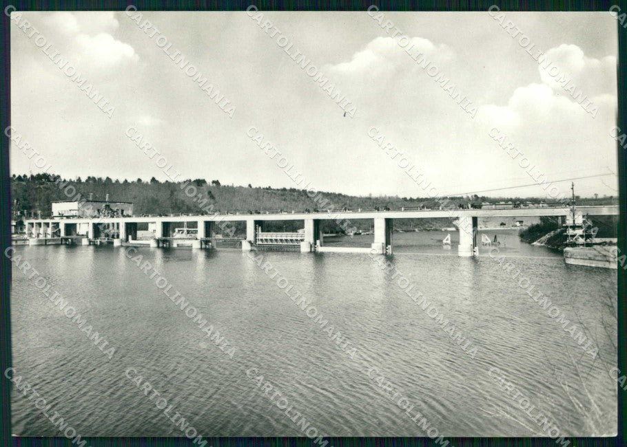 Novara Città Diga di Porto della Torre Fiume Ticino Foto FG cartolina RB9485 – fronte
