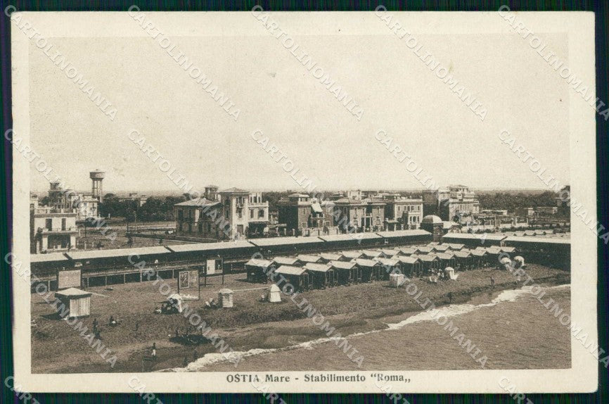 Roma Ostia Stabilimento Roma STRAPPINO cartolina RB9499 – fronte