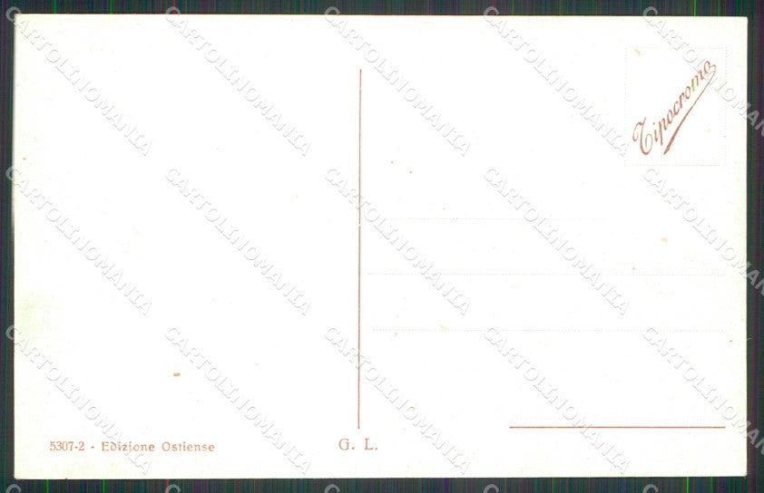 Roma Ostia Stabilimento Roma Gommone cartolina RB9501 – retro