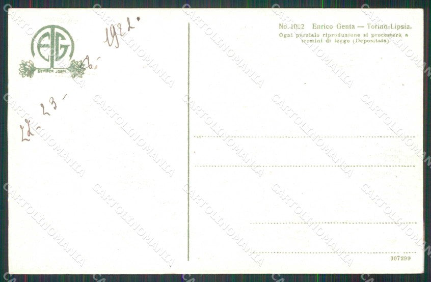 Torino Oulx Saluti da Stazione E F S Genta 1002 cartolina RB9525 – retro