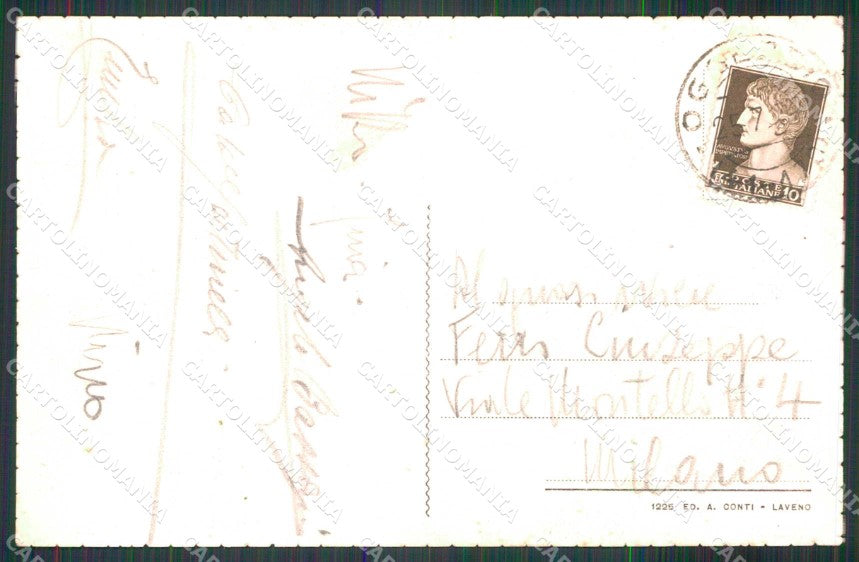 Verbania Oggebbio Saluto da Lago Maggiore cartolina RB9530 – retro
