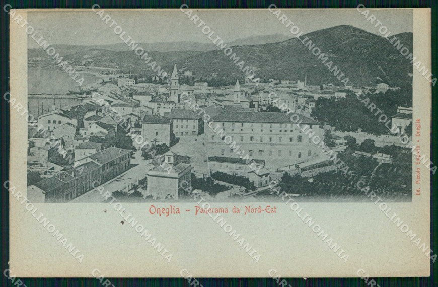 Imperia Oneglia Panorama da Nord Est cartolina RB9534 – fronte