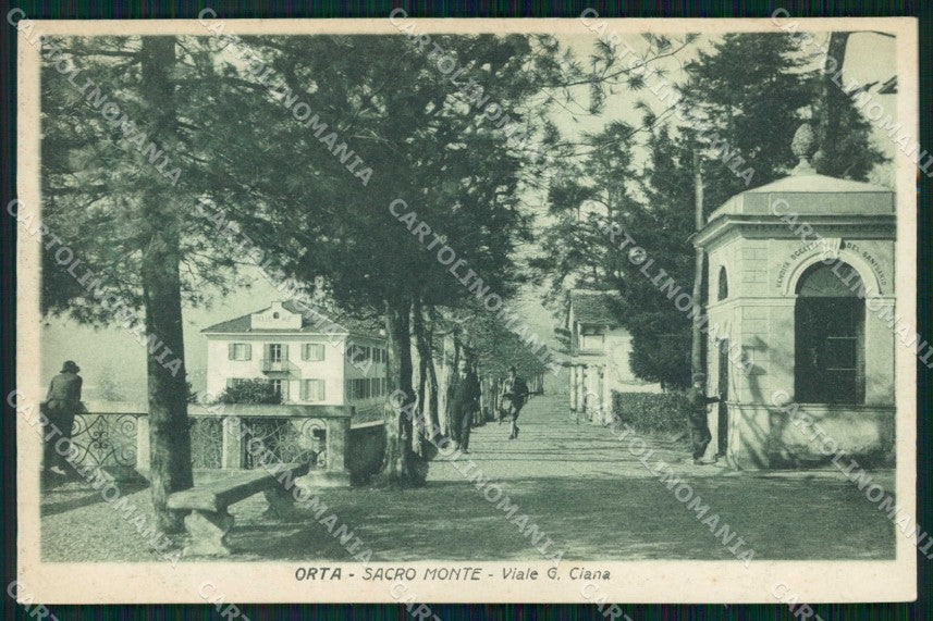 Novara Orta Sacro Monte Viale Ciana cartolina RB9537 – fronte