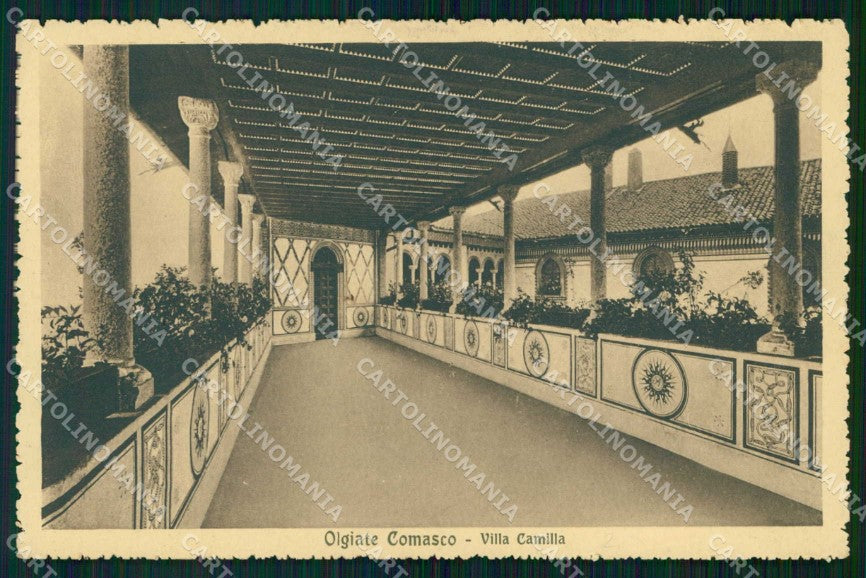 Como Olgiate Comasco Villa Camilla Modiano 70986 cartolina RB9546 – fronte