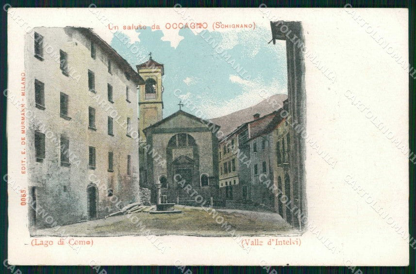 Como Schignano Occagno Valle d'Intelvi cartolina RB9548 – fronte