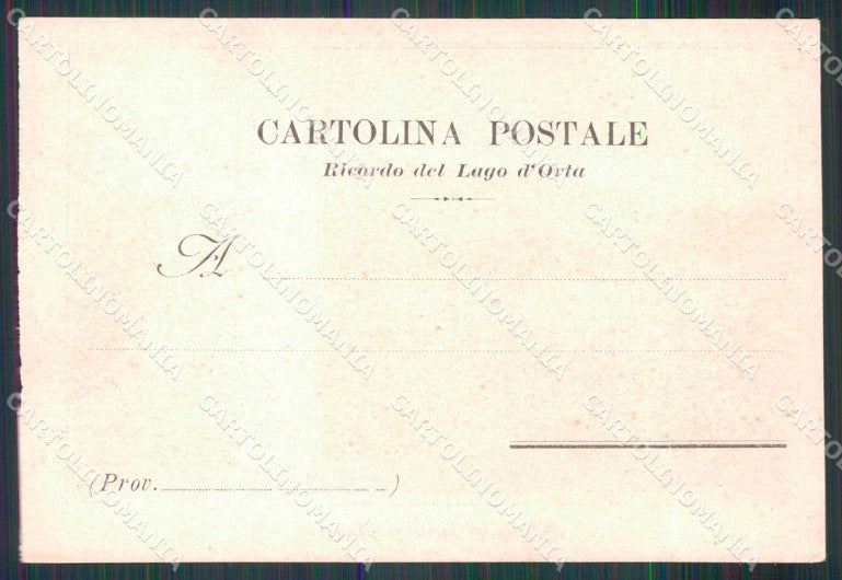 Novara Orta Sacro Monte Santuario Mottarone cartolina RB9549 – retro