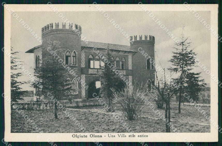 Varese Olgiate Olona Villa Stile Antico cartolina RB9553 – fronte