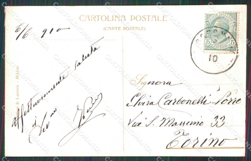 Milano Ossona Villa Bosi cartolina RB9558 – retro