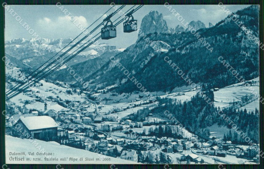 Bolzano Ortisei Funivia sull'Alpe di Siusi Franzl 325/20 cartolina RB9563 – fronte