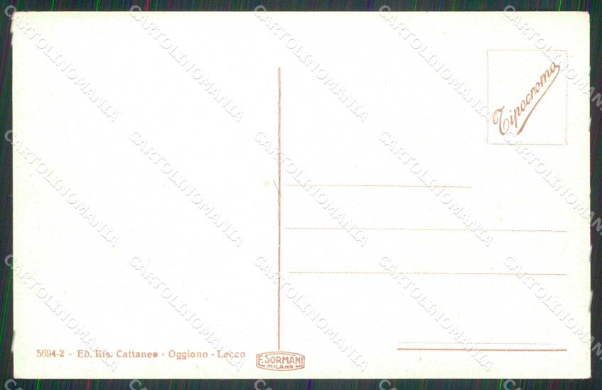 Lecco Oggiono Brianza Foto cartolina RB9565 – retro