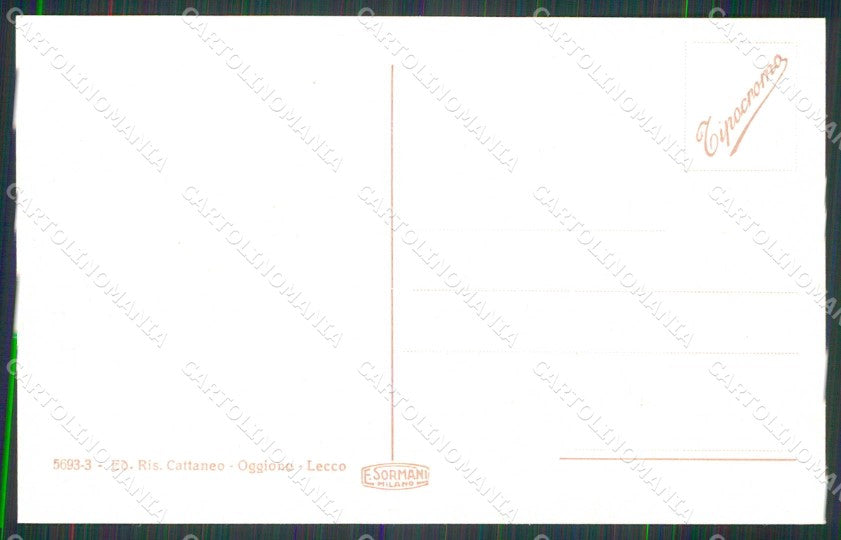 Lecco Oggiono Bagnolo Foto cartolina RB9583 – retro
