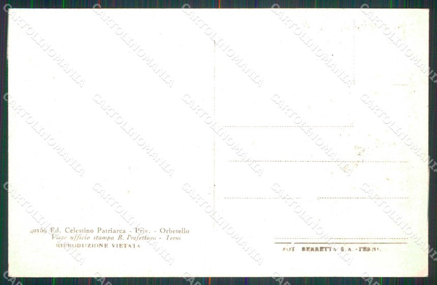 Grosseto Orbetello Viale Marconi cartolina RB9588 – retro