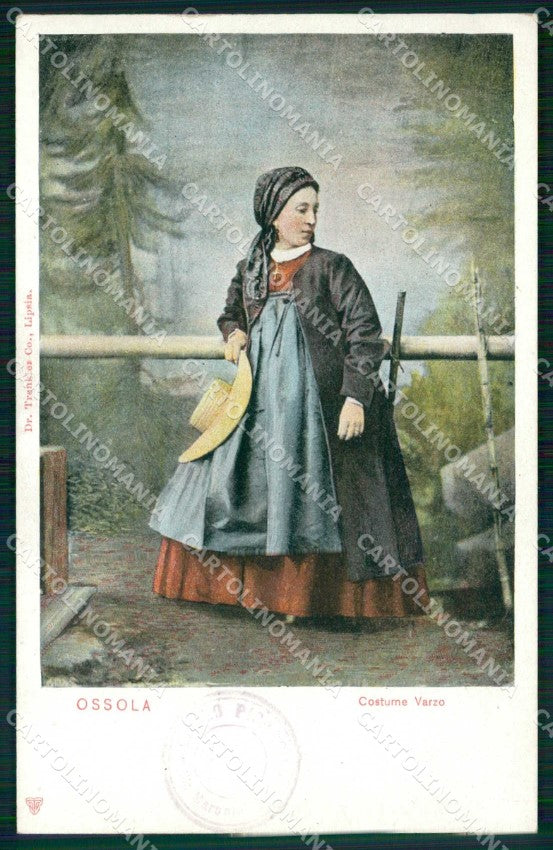 Verbania Ossola Costumi Varzo Trenkler cartolina RB9593 – fronte