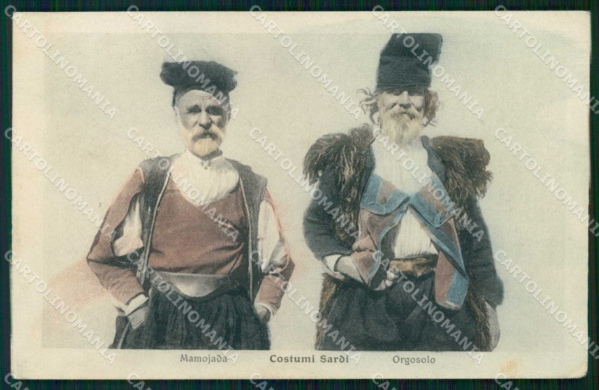 Nuoro Orgosolo Costumi Sardi Alterocca 13162 Mamojada cartolina RB9594 – fronte