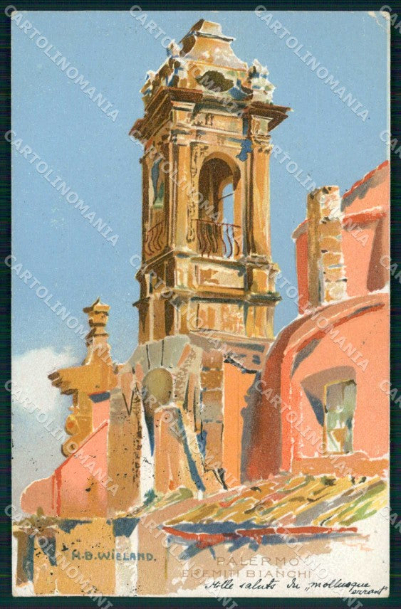 Palermo Città Eremiti Bianchi Wieland 169 cartolina RB9604 – fronte