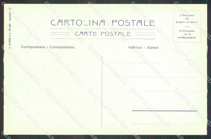 Palermo Città Monte Pellegrino Wieland 160 cartolina RB9607 – retro