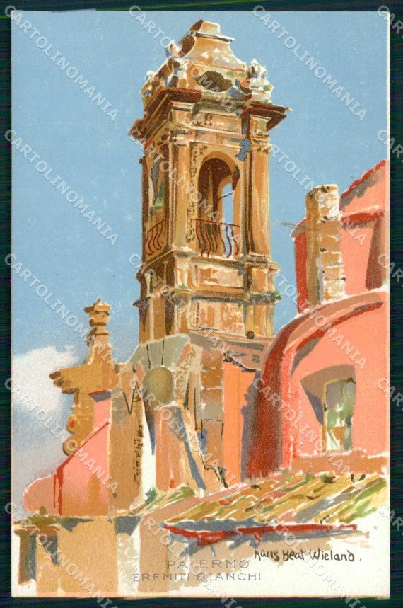 Palermo Città Eremiti Bianchi Wieland 169 cartolina RB9608 – fronte