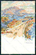 Palermo Città Barche Wieland 183 cartolina RB9609 – fronte