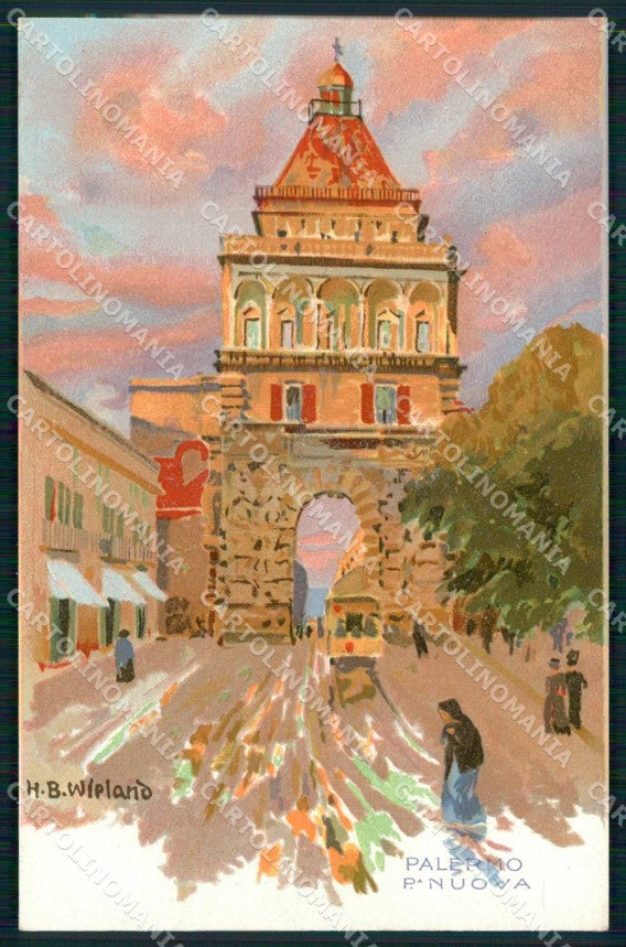 Palermo Città Porta Nuova Wieland 168 cartolina RB9610 – fronte