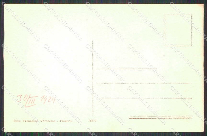 Palermo Città Via Borgo Monte Pellegrino cartolina RB9612 – retro