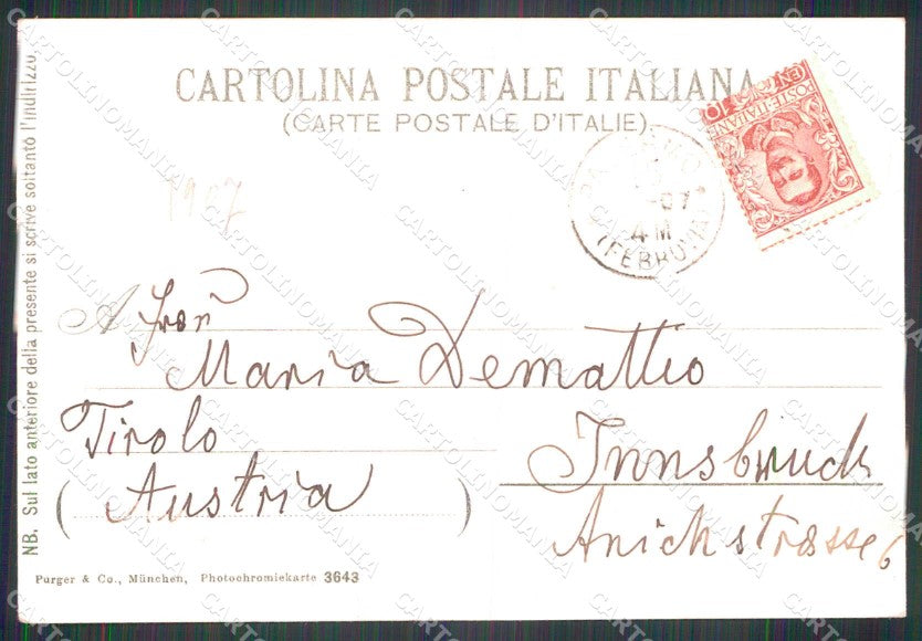 Palermo Città Corso Calatafimi cartolina RB9621 – retro