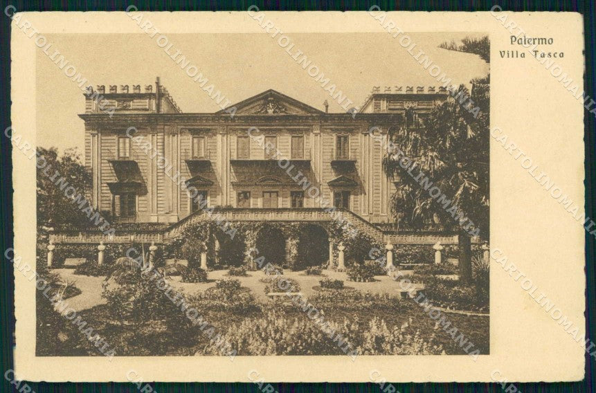 Palermo Città Villa Tasca cartolina RB9629 – fronte
