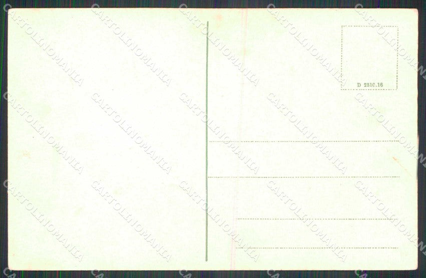 Palermo Città Saluti da Catacombe dei Cappuccini Mummie Preti cartolina RB9634 – retro
