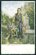 Palermo Città Acquaiolo Costumi cartolina RB9637 – fronte