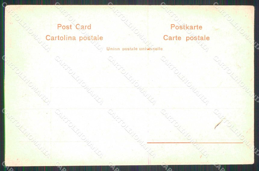 Palermo Città Acquaiolo Costumi cartolina RB9637 – retro