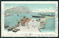 Palermo Città Monte Pellegrino Porto Antemurale PIEGHINA cartolina RB9639 – fronte