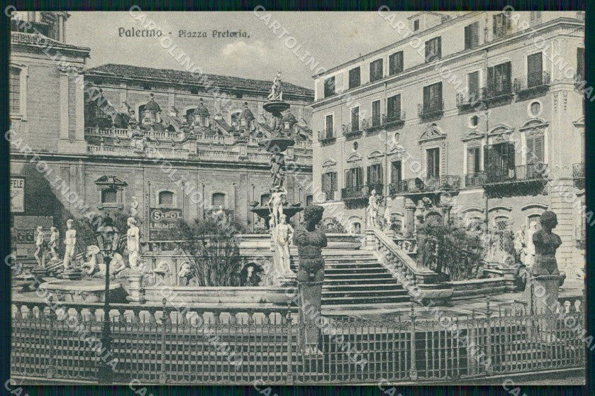 Palermo Città Piazza Pretoria Brunner 9016 cartolina RB9655 – fronte