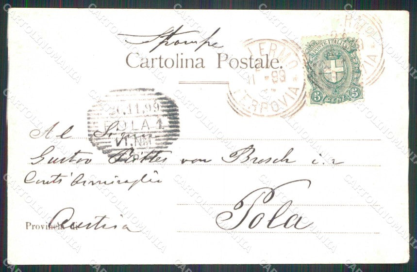 Palermo Città Cala Barche Stengel 13144 cartolina RB9666 – retro
