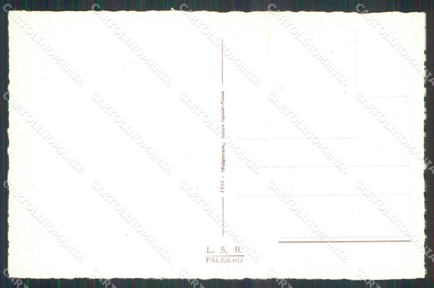 Palermo Città Viale Libertà cartolina RB9670 – retro