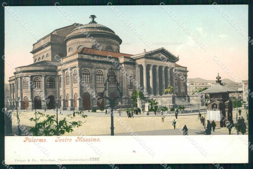 Palermo Città Teatro Massimo cartolina RB9674 – fronte