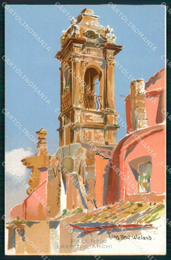 Palermo Città Eremiti Bianchi Wieland 169 cartolina RB9686 – fronte