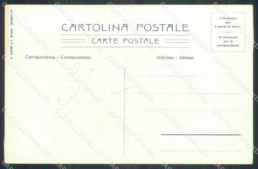 Palermo Città Eremiti Bianchi Wieland 169 cartolina RB9686 – retro