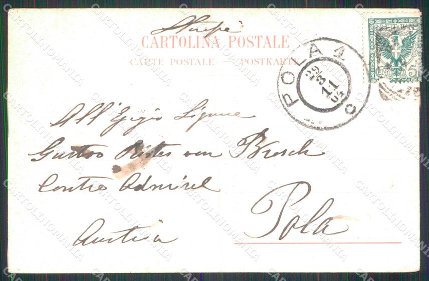 Palermo Città Teatro Biondo cartolina RB9687 – retro