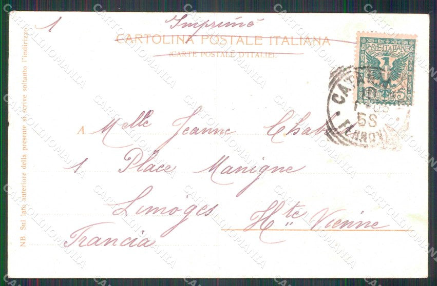 Palermo Città Carretto Siciliano Trenkler 13791 cartolina RB9708 – retro