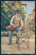 Palermo Città Acquaiolo Costumi Siciliani cartolina RB9715 – fronte