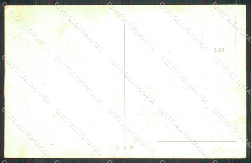 Palermo Città Contadina Siciliana Costumi cartolina RB9716 – retro