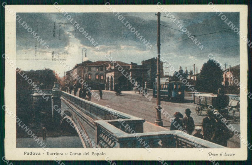 Padova Città Barriera e Corso del Popolo Alterocca 62805 cartolina RB9738 – fronte