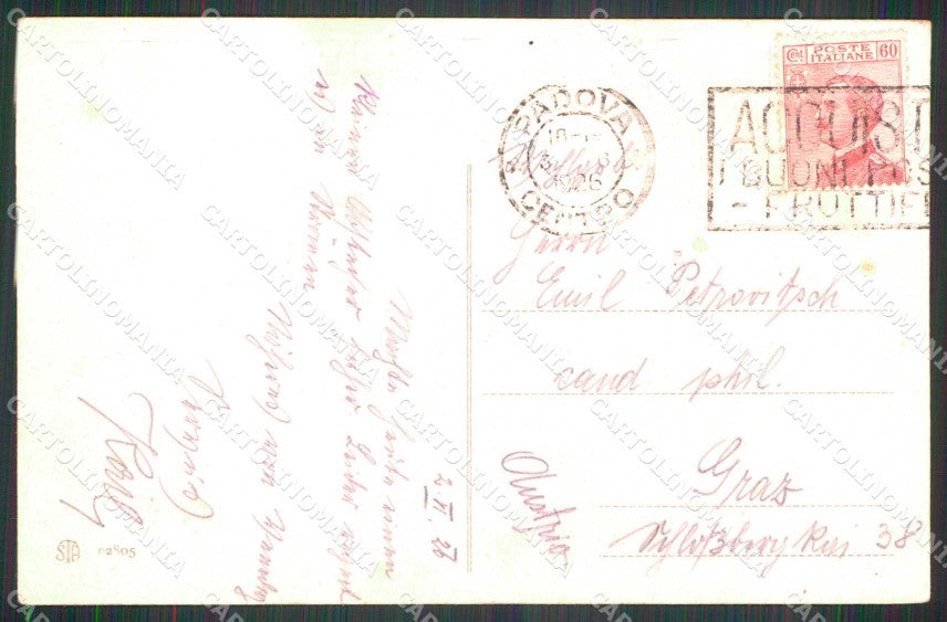 Padova Città Barriera e Corso del Popolo Alterocca 62805 cartolina RB9738 – retro