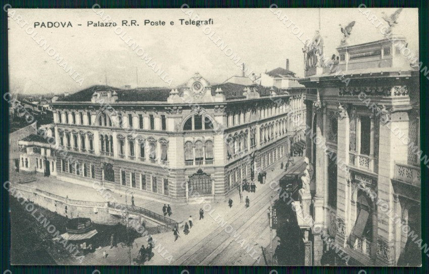 Padova Città Palazzo RR Poste e Telegrafi cartolina RB9741 – fronte